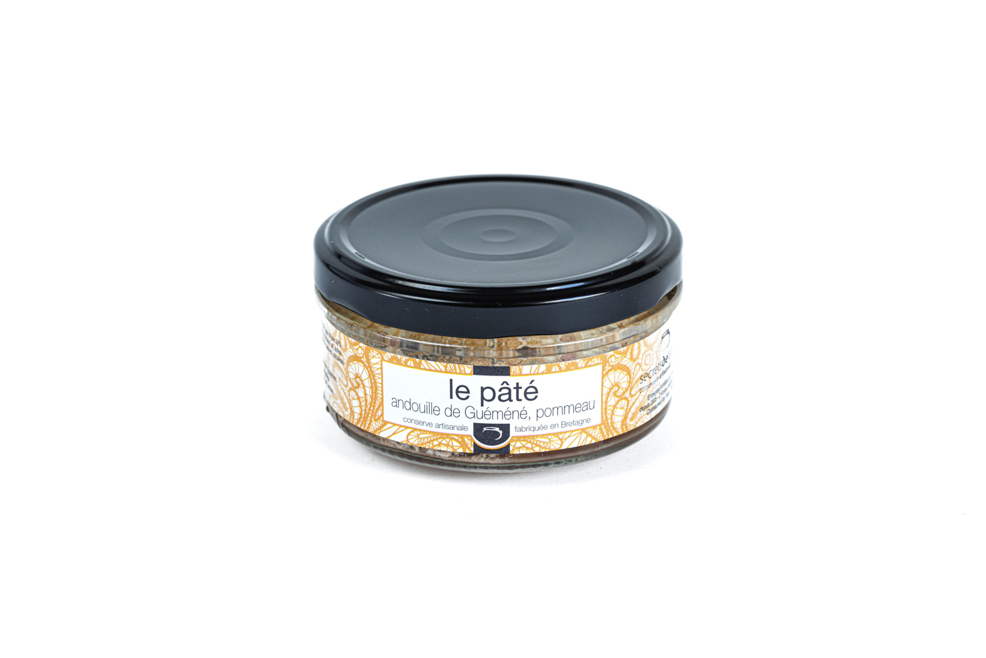 Le pâté andouille et pommeau 90G gamme bretonne