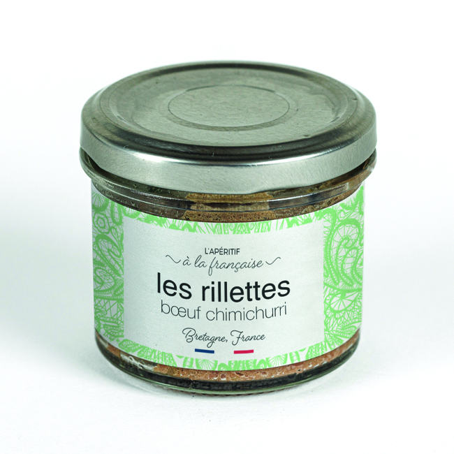 Les rillettes de Bœuf Chimuchurri gamme Bretonne